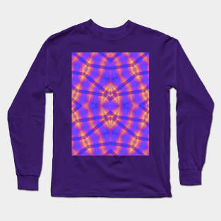 Psychedelic Geometric Pattern Long Sleeve T-Shirt